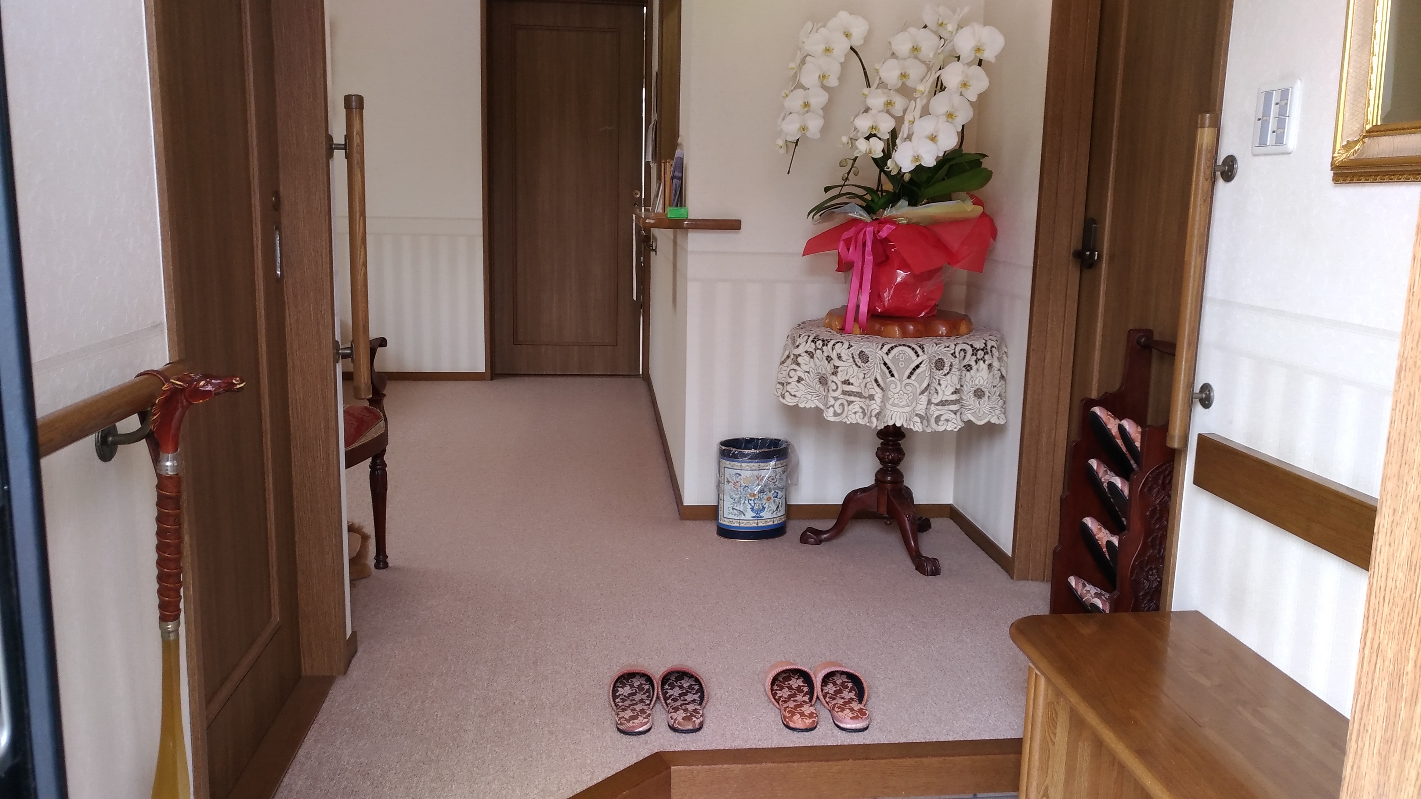 北田鍼灸院の玄関